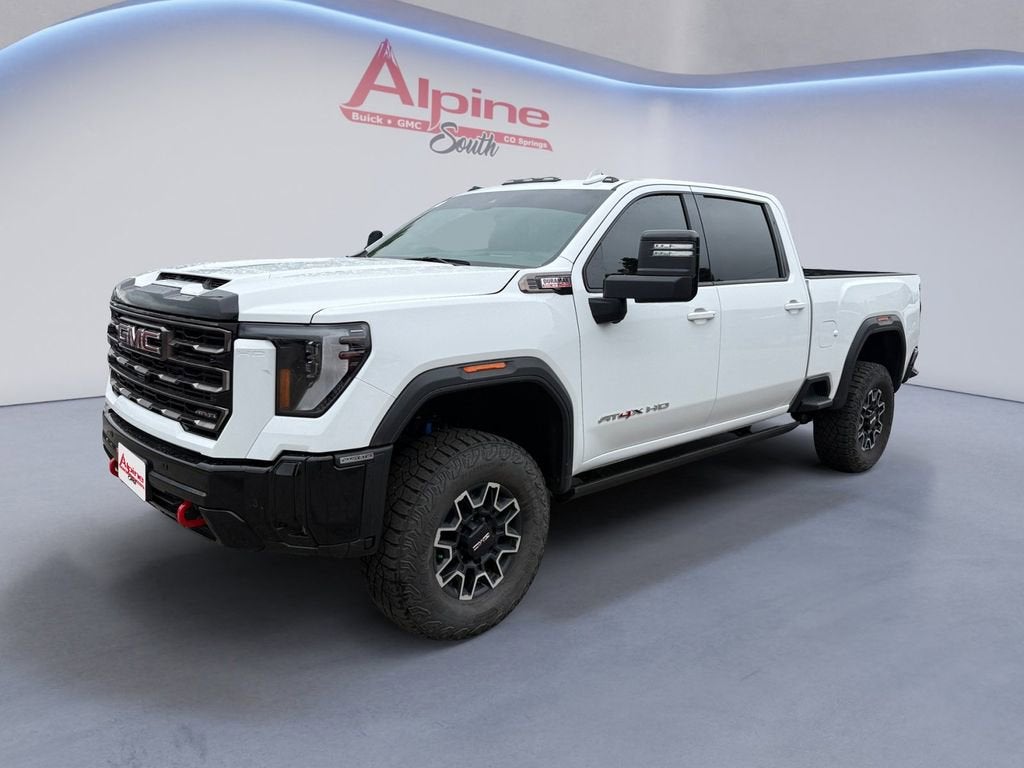 Summit White 2025 GMC Sierra 2500HD Pickup Truck Four-Wheel Drive Automatic