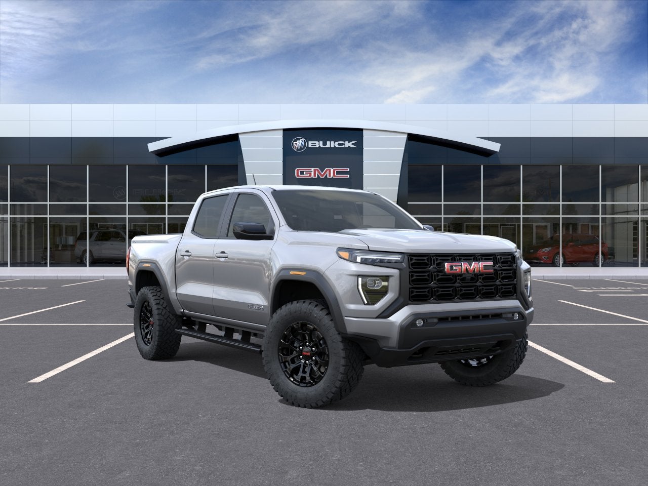Gray 2026 GMC Canyon Pickup Truck Four-Wheel Drive Automatic