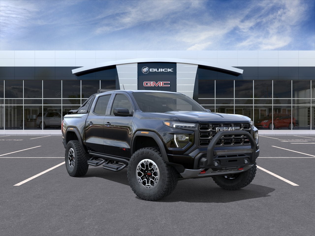 Black 2026 GMC Canyon Pickup Truck Four-Wheel Drive Automatic