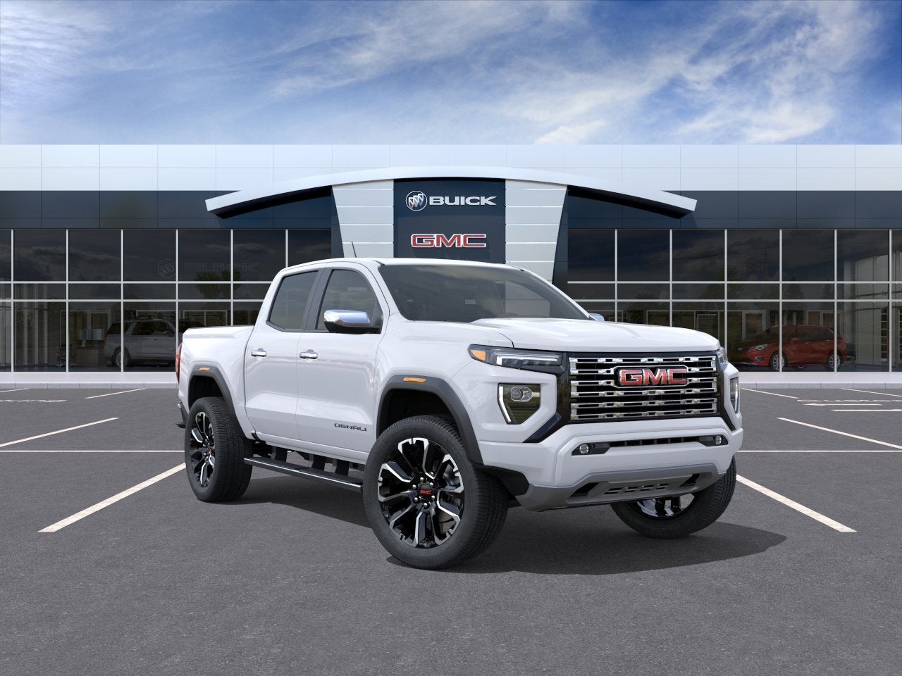 Summit White 2026 GMC Canyon Pickup Truck Four-Wheel Drive Automatic