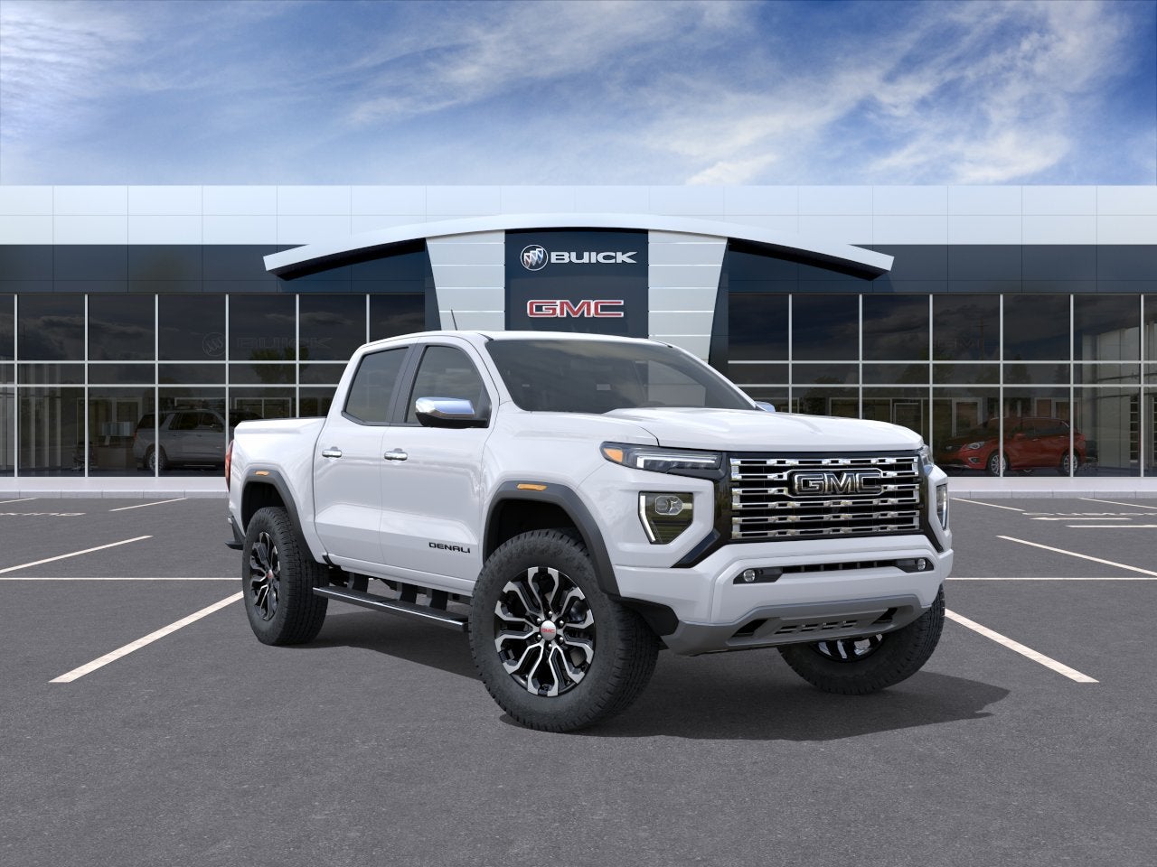 Summit White 2026 GMC Canyon Pickup Truck Four-Wheel Drive Automatic