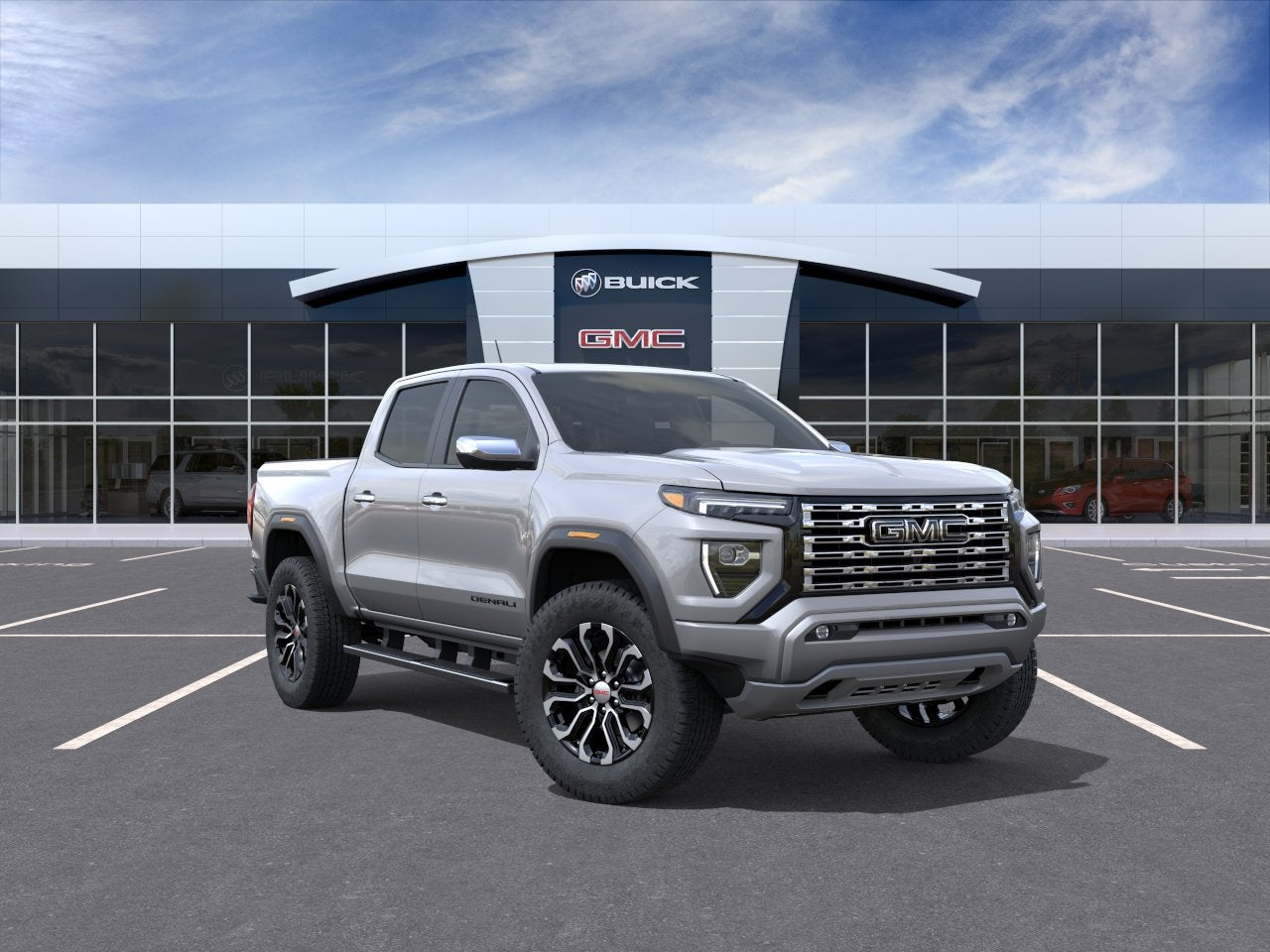 Gray 2026 GMC Canyon Pickup Truck Four-Wheel Drive Automatic