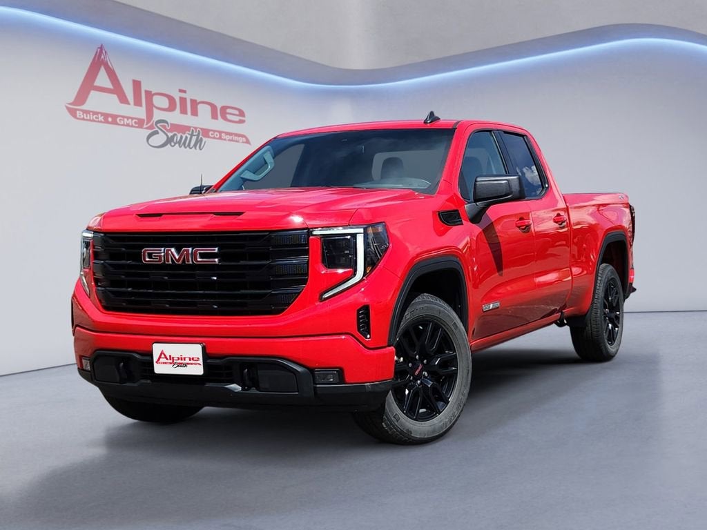 Cardinal Red 2023 GMC Sierra 1500 Elevation Standard Double Cab 4WD Pickup Truck Four-Wheel Drive Automatic