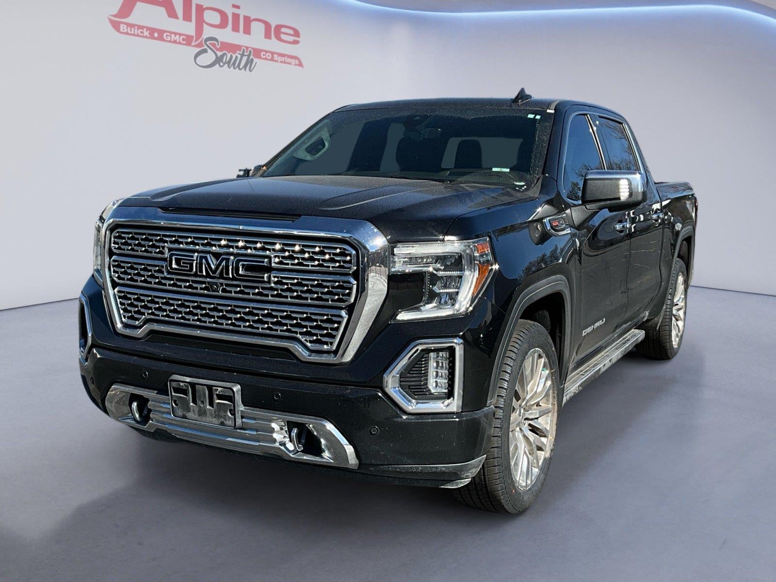 Black 2019 GMC Sierra 1500 Pickup Truck Four-Wheel Drive Automatic
