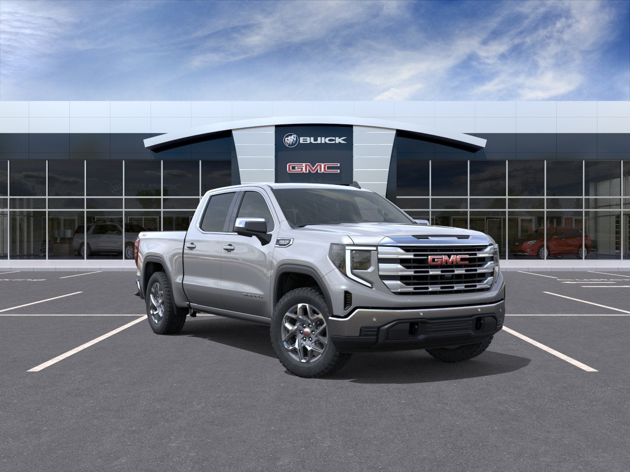 Sterling Metallic 2026 GMC Sierra 1500 Pickup Truck Four-Wheel Drive Automatic