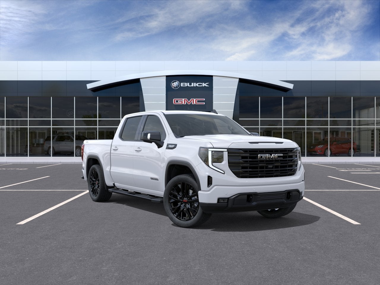 White 2026 GMC Sierra 1500 Pickup Truck Four-Wheel Drive Automatic