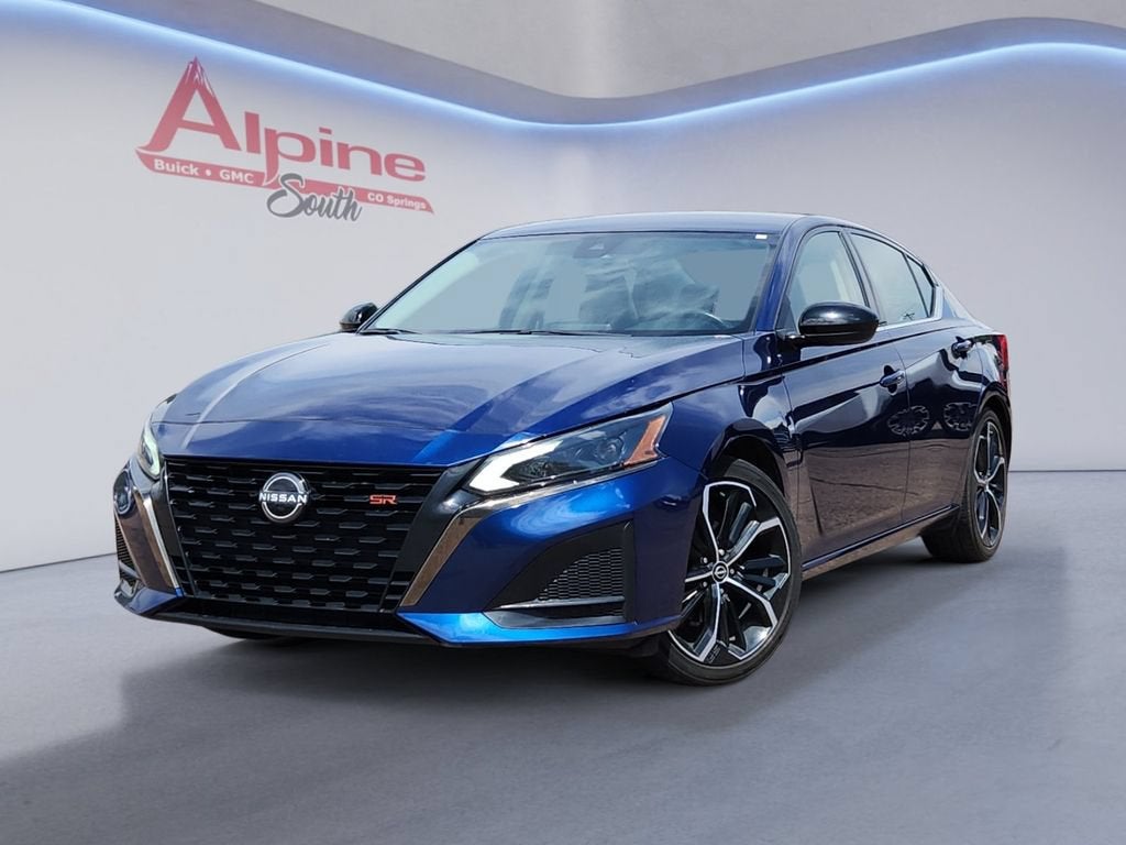 Blue 2024 Nissan Altima Sedan Front-Wheel Drive Continuously Variable Transmission