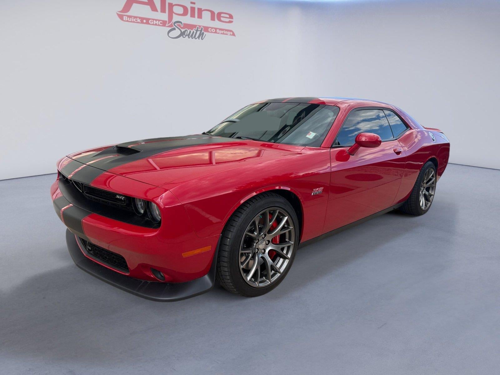 Red 2015 Dodge Challenger Coupe Rear-Wheel Drive 8-Speed Automatic