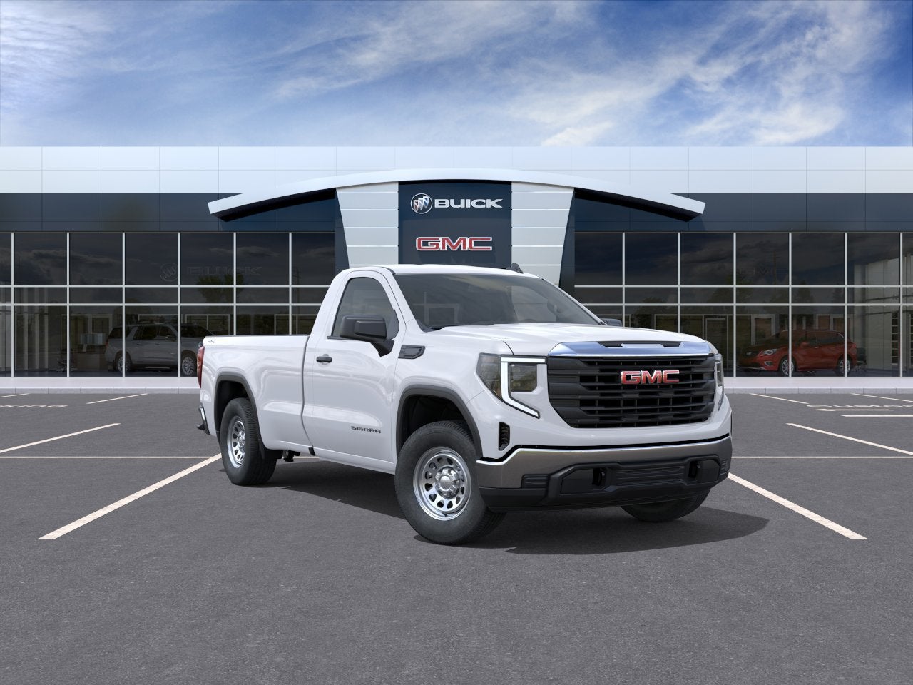 Summit White 2026 GMC Sierra 1500 Pickup Truck Four-Wheel Drive Automatic