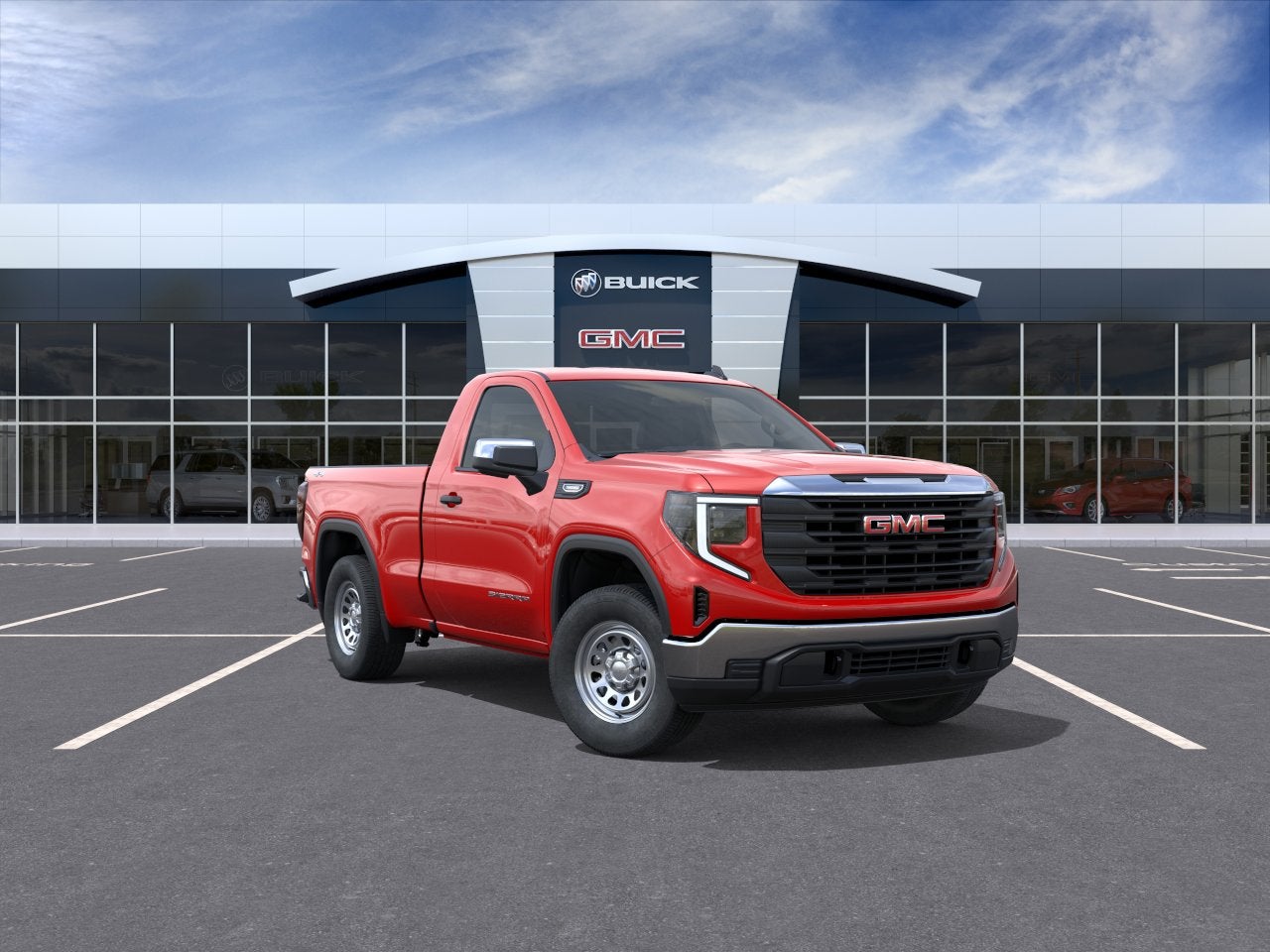Cardinal Red 2026 GMC Sierra 1500 Pickup Truck Four-Wheel Drive Automatic