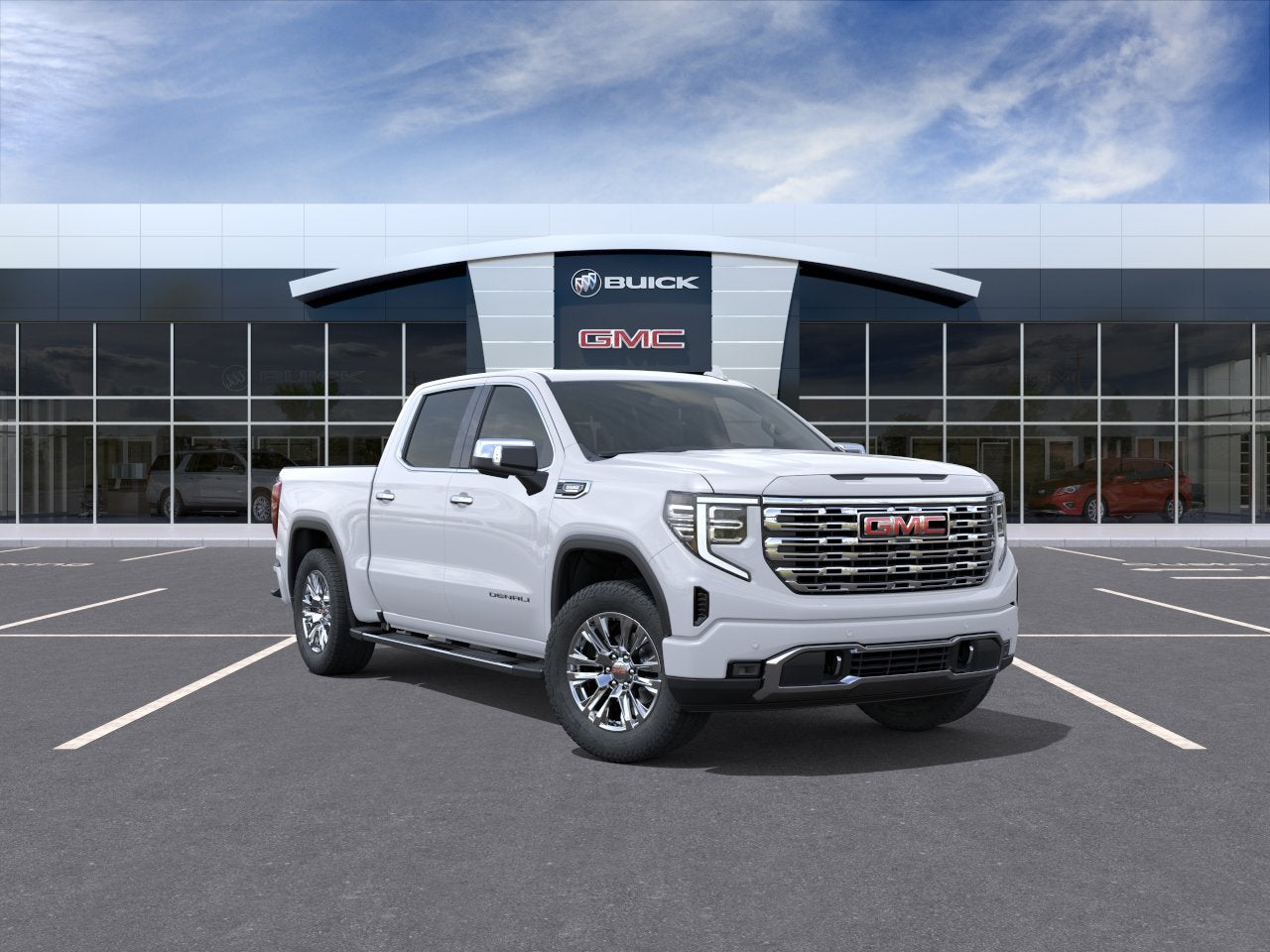 White 2026 GMC Sierra 1500 Pickup Truck Four-Wheel Drive Automatic