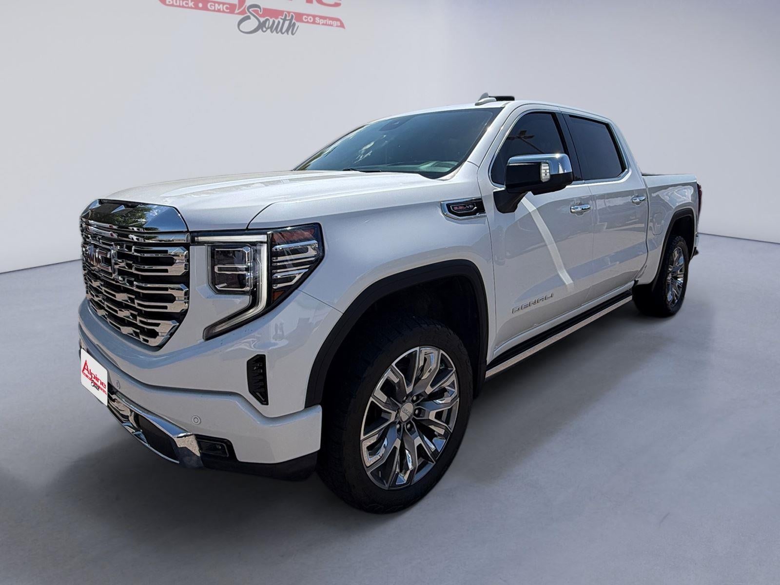 White Frost Tricoat 2023 GMC Sierra 1500 Pickup Truck Four-Wheel Drive Automatic