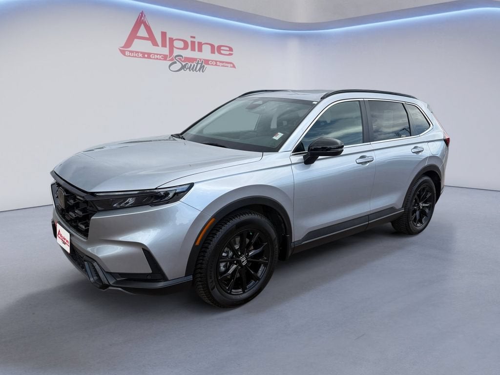 Silver 2024 Honda CR-V Hybrid SUV / Crossover Front-Wheel Drive 