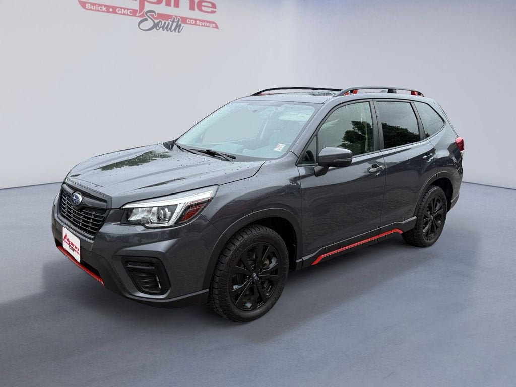 Black 2020 Subaru Forester 2.5i Sport AWD SUV / Crossover All-Wheel Drive Continuously Variable Transmission