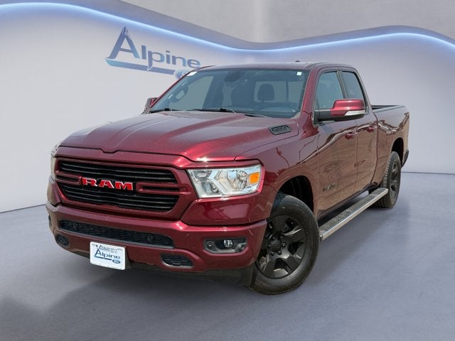 Delmonico Red Pearlcoat 2021 RAM 1500 Pickup Truck Four-Wheel Drive 8-Speed Automatic