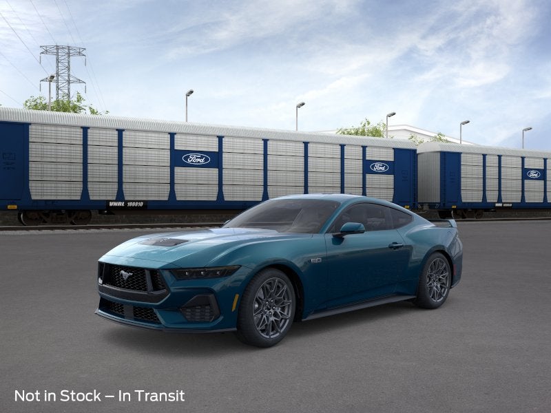 Blue 2026 Ford Mustang GT Premium Fastback RWD Coupe Rear-Wheel Drive 6-Speed Manual