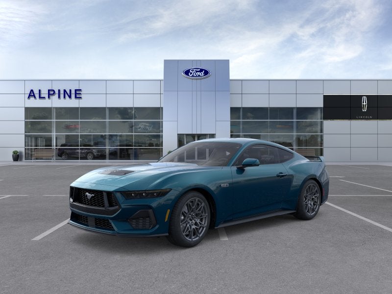 Adriatic Blue Metallic 2026 Ford Mustang Coupe Rear-Wheel Drive 6-Speed Manual