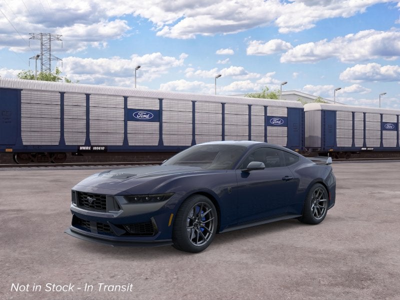 Blue 2026 Ford Mustang Coupe Rear-Wheel Drive 6-Speed Manual