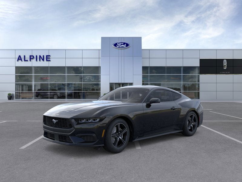 Shadow Black 2025 Ford Mustang EcoBoost Premium Fastback RWD Coupe Rear-Wheel Drive Automatic