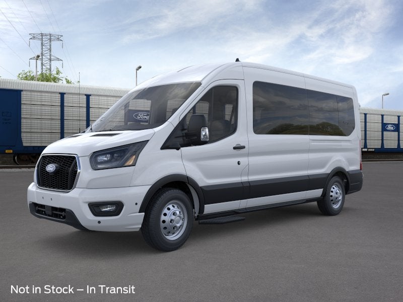 Oxford White 2026 Ford Transit Passenger Van All-Wheel Drive 
