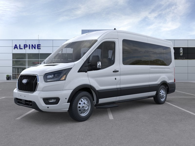 Oxford White 2026 Ford Transit Passenger Van All-Wheel Drive 