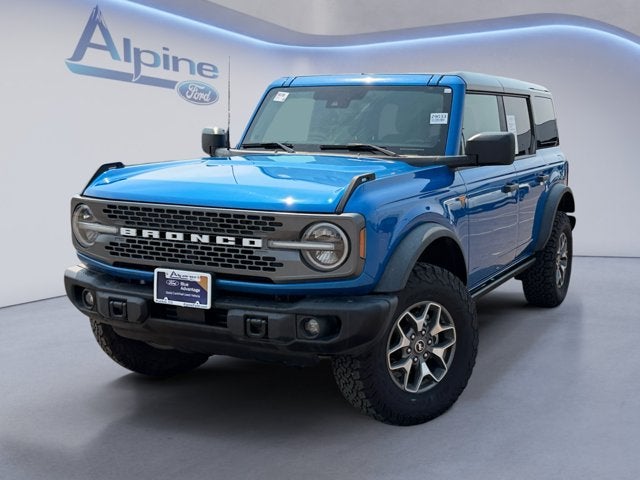 Blue Metallic 2025 Ford Bronco SUV / Crossover Four-Wheel Drive Automatic
