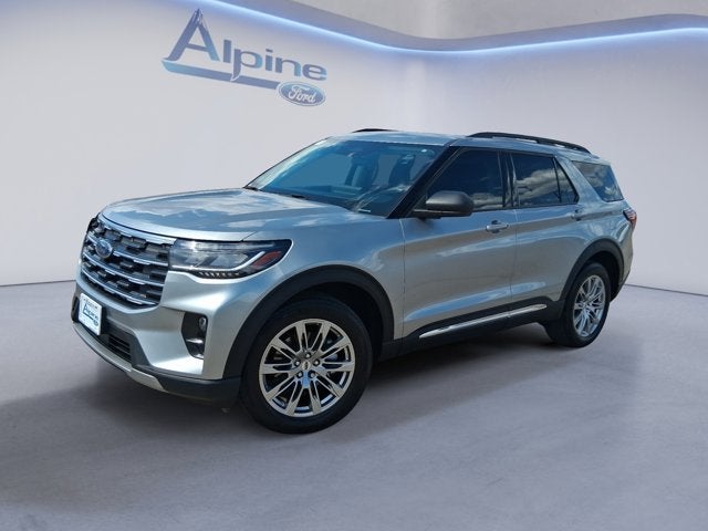 Silver Metallic 2025 Ford Explorer Active AWD SUV / Crossover All-Wheel Drive Automatic