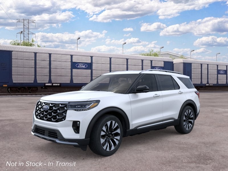 White Metallic 2026 Ford Explorer SUV / Crossover All-Wheel Drive Automatic