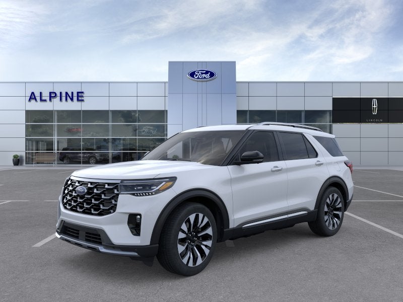 White Metallic 2026 Ford Explorer SUV / Crossover All-Wheel Drive Automatic