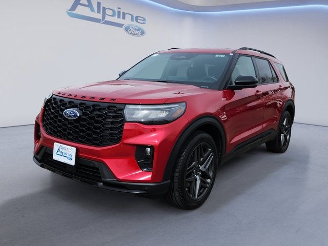 Red Metallic 2025 Ford Explorer ST-Line AWD SUV / Crossover All-Wheel Drive Automatic