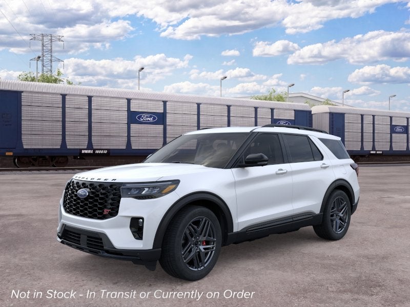 White Metallic 2026 Ford Explorer SUV / Crossover All-Wheel Drive Automatic