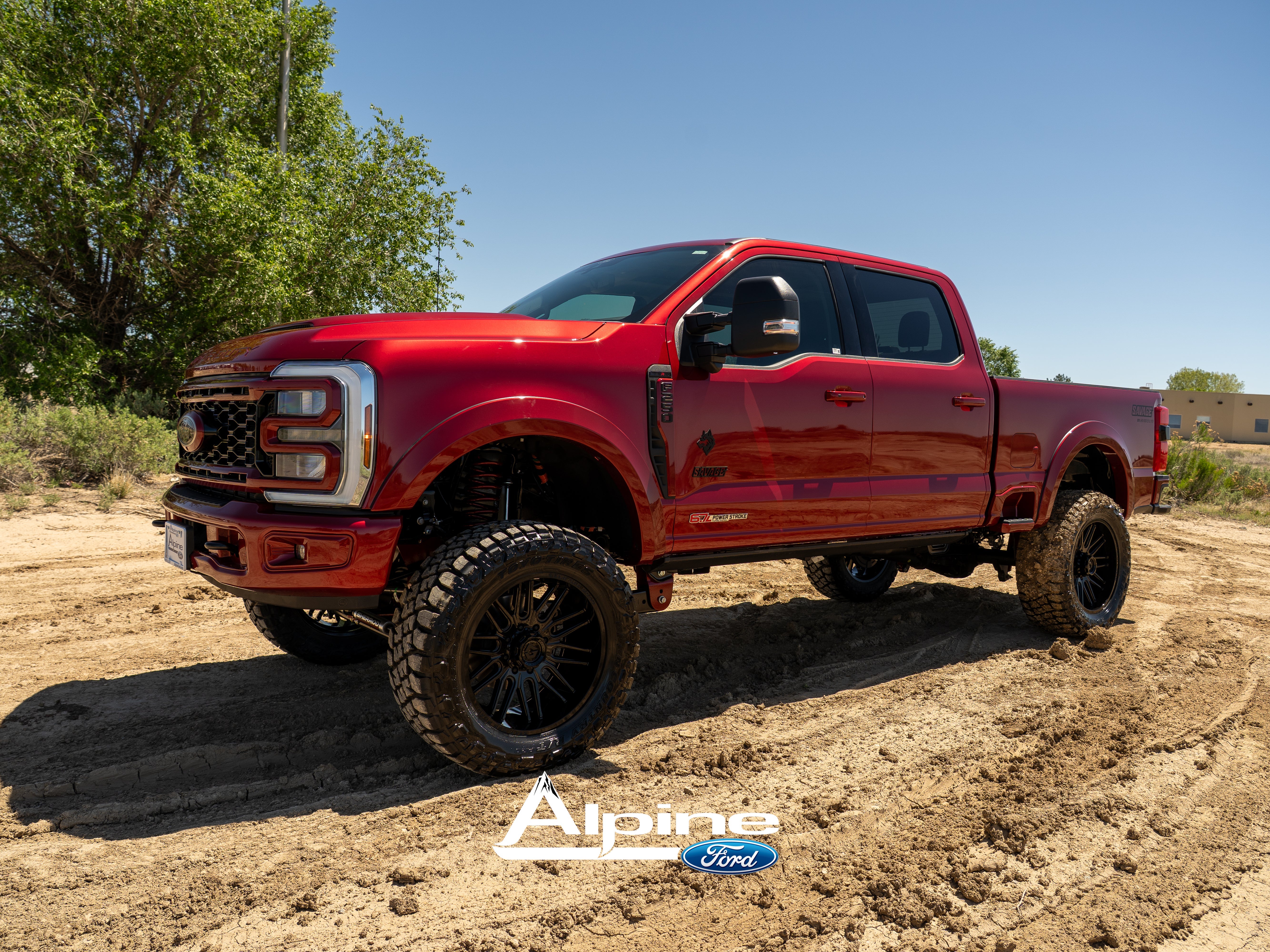 Ruby Red Metallic 2026 Ford F-250 Super Duty Pickup Truck Four-Wheel Drive Automatic