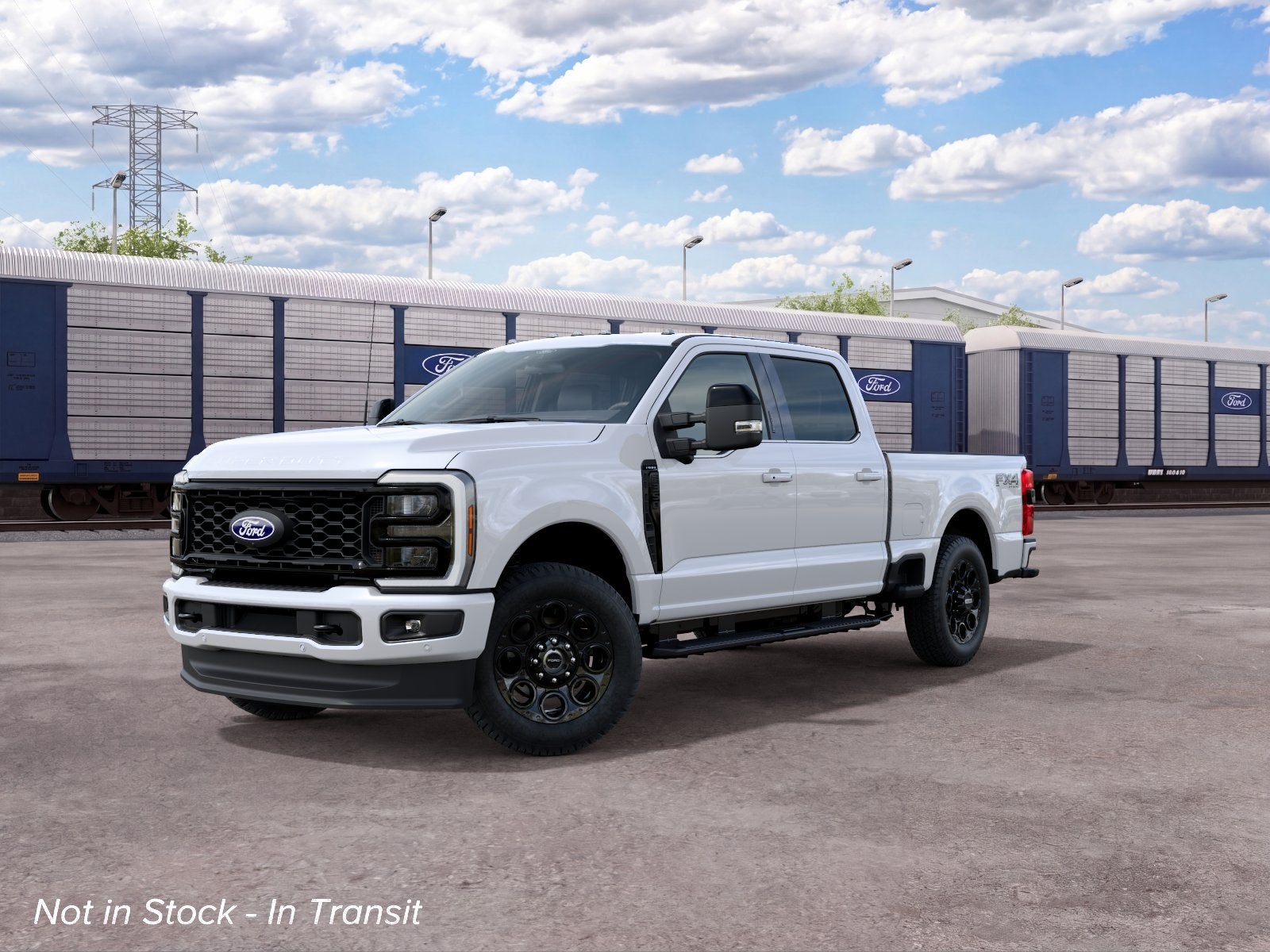 White 2027 Ford F-350 Super Duty Pickup Truck Four-Wheel Drive Automatic
