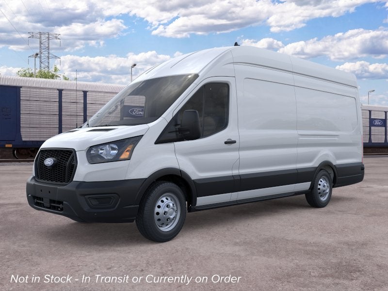 White 2026 Ford Transit Cargo Van All-Wheel Drive 
