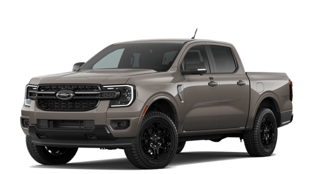 Gray 2026 Ford Ranger Pickup Truck Four-Wheel Drive Automatic
