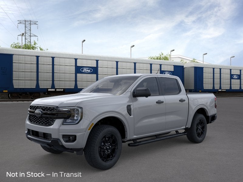 Gray 2026 Ford Ranger XLT SuperCrew 4WD Pickup Truck Four-Wheel Drive Automatic