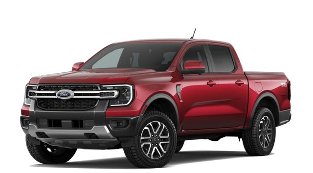 Ruby Red Metallic 2026 Ford Ranger Pickup Truck Four-Wheel Drive Automatic