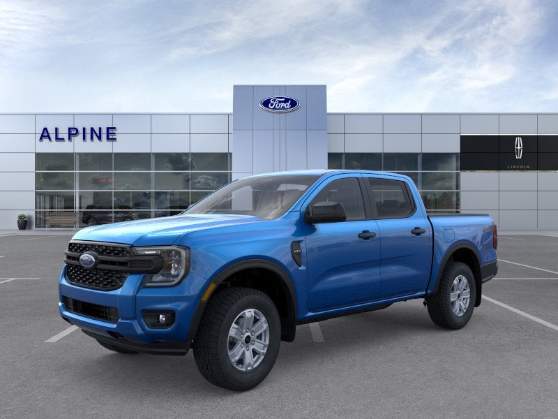 Blue Metallic 2026 Ford Ranger XL SuperCrew 4WD Pickup Truck Four-Wheel Drive Automatic