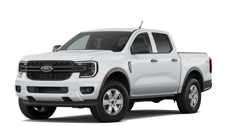 White 2026 Ford Ranger Pickup Truck Four-Wheel Drive Automatic