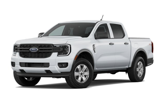 White 2026 Ford Ranger Pickup Truck Four-Wheel Drive Automatic