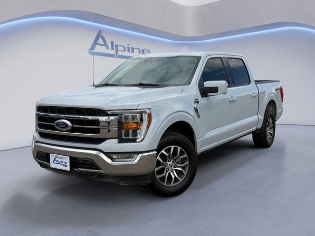 White Metallic 2021 Ford F-150 Pickup Truck Four-Wheel Drive Automatic