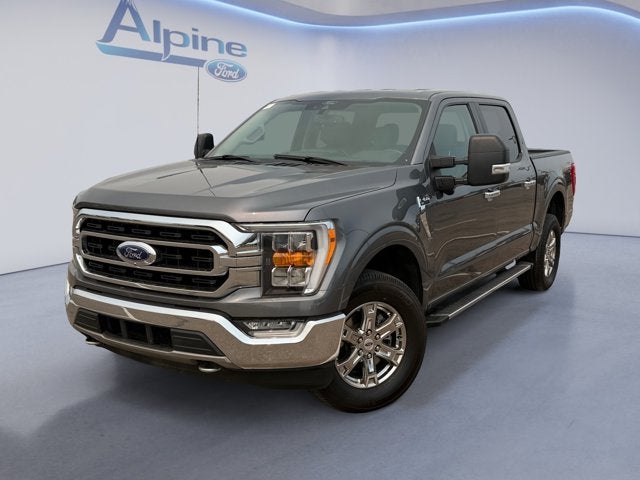 Gray Metallic 2021 Ford F-150 Pickup Truck Four-Wheel Drive Automatic