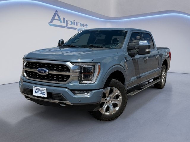 Blue (Azure Gray Metallic) 2023 Ford F-150 Pickup Truck Four-Wheel Drive Automatic