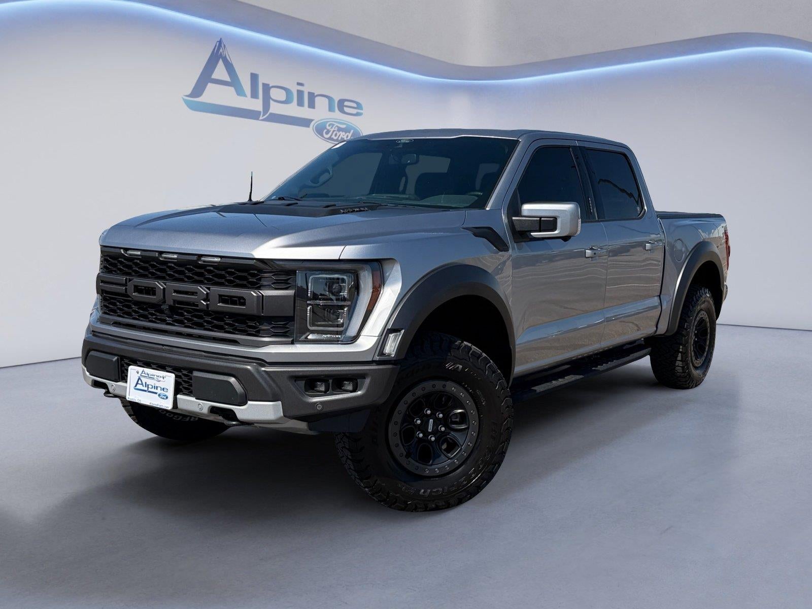 Iconic Silver 2021 Ford F-150 Pickup Truck Four-Wheel Drive Automatic