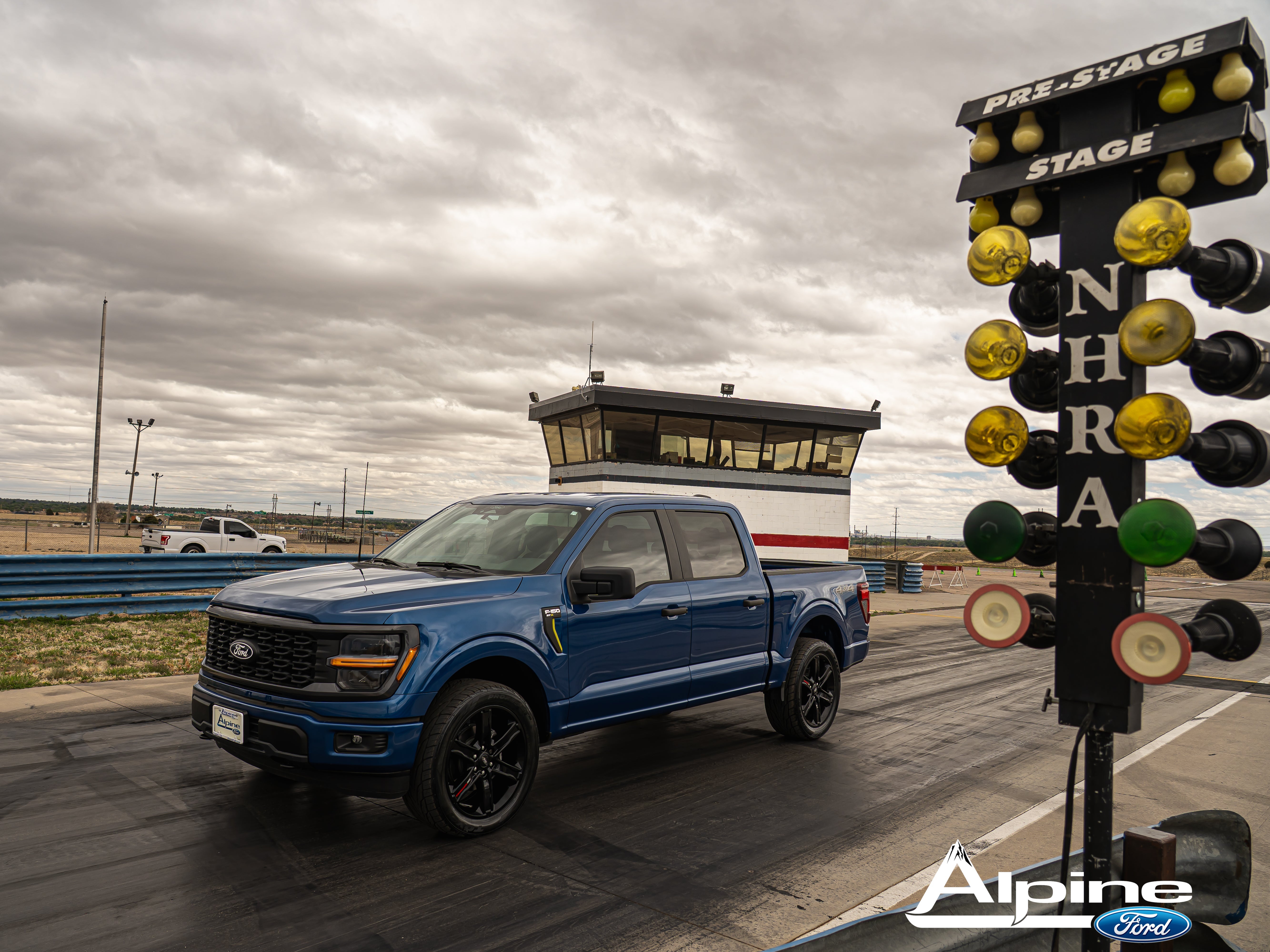 Blue Metallic 2025 Ford F-150 STX SuperCrew 4WD Pickup Truck Four-Wheel Drive Automatic