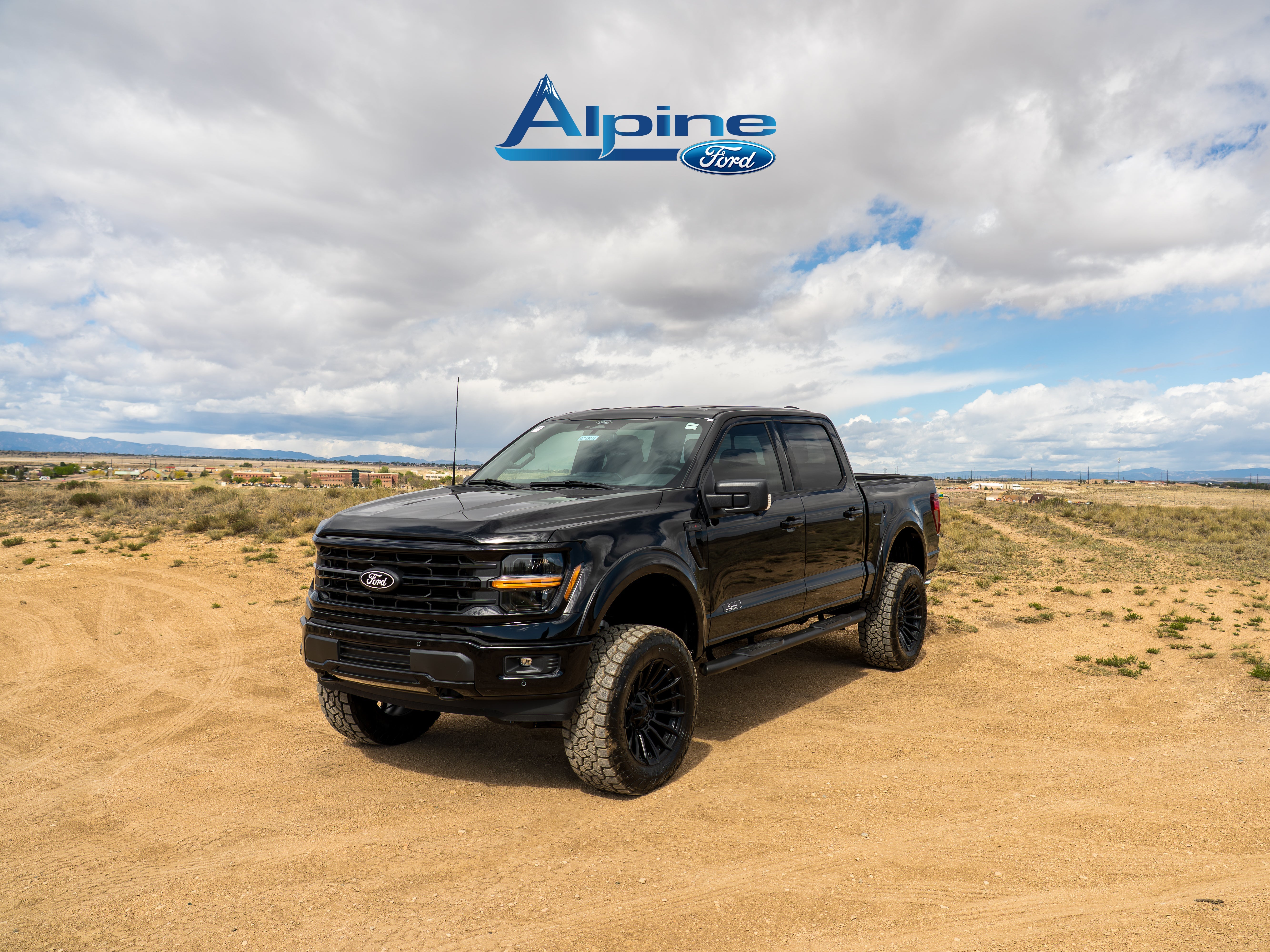 Black Metallic 2025 Ford F-150 XLT SuperCrew 4WD Pickup Truck Four-Wheel Drive Automatic