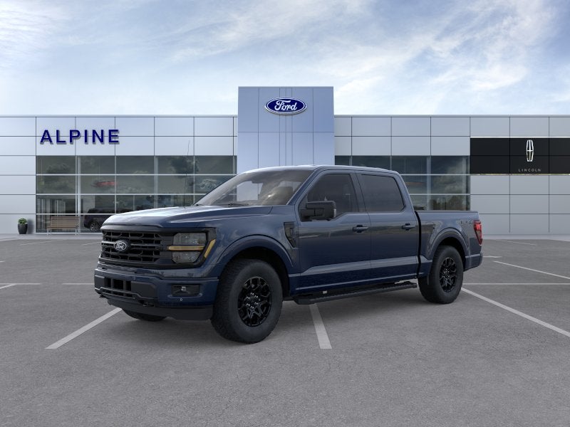 Blue Metallic 2025 Ford F-150 Pickup Truck Four-Wheel Drive Automatic