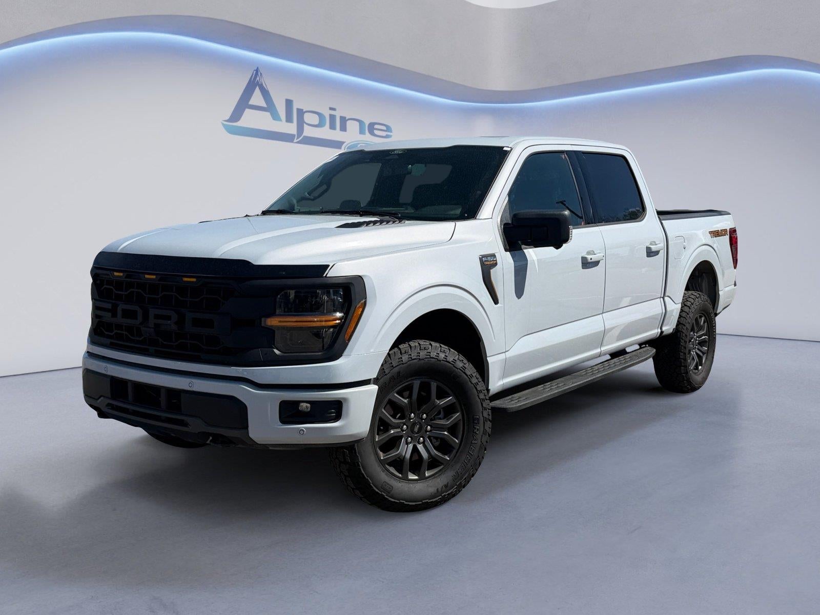 Space White 2025 Ford F-150 Pickup Truck Four-Wheel Drive Automatic
