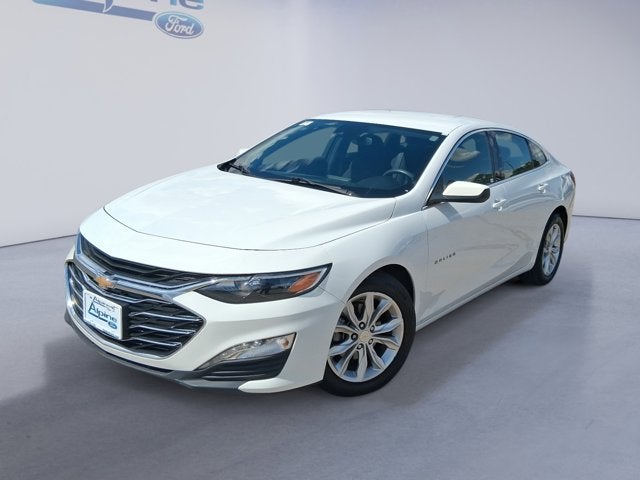 Summit White 2023 Chevrolet Malibu LT with 1LT FWD Sedan Front-Wheel Drive Continuously Variable Transmission