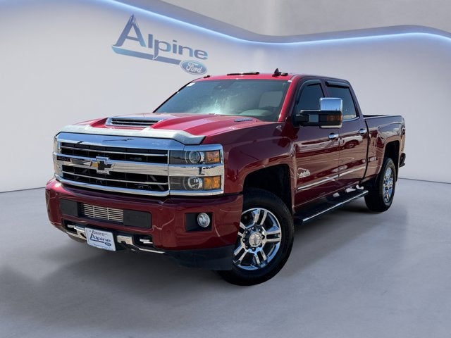 Cajun Red Tintcoat 2019 Chevrolet Silverado 2500HD High Country Crew Cab 4WD Pickup Truck Four-Wheel Drive 6-Speed Automatic